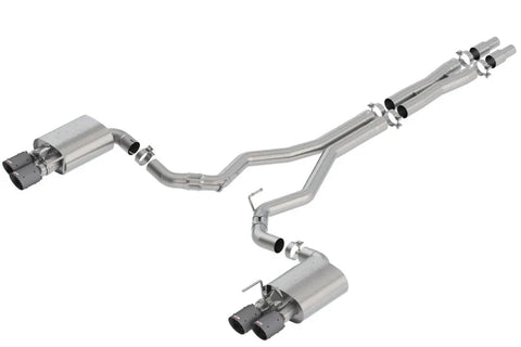 Borla Exhaust Borla 2018 Ford Mustang GT 5.0L AT/MT 3in Atak Catback Exhaust w/ Valves (Carbon Fiber Black Tip)