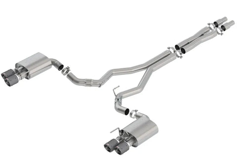 Borla Exhaust Borla 2018 Ford Mustang GT 5.0L AT/MT 3in Atak Catback Exhaust w/ Valves (Carbon Fiber Tip)