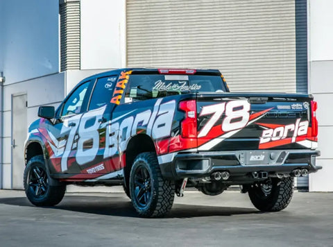 Borla Exhaust Borla 19 Chevrolet Silverado/GMC Sierra 1500 6.2L SS ATAK Catback Exhaust - Carbon Fiber Tips