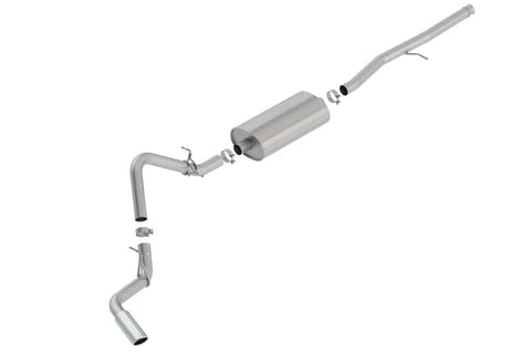 Borla Exhaust Borla 2019 Silv/Sierra C/B Exh Touring 1500 5.3L V8 AT 2&4WD EC STB(78.8) CC SB(69.3) 147.4 WB