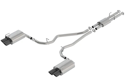 Borla Exhaust Borla 2020 Ford Explorer ST 3.0L V6 2.25in ATAK Exhaust - Black Chrome Tips