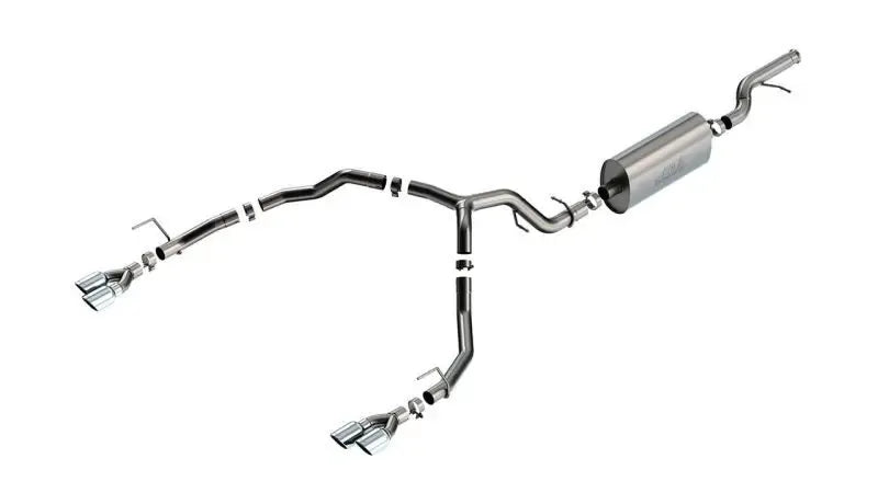 Borla Exhaust Borla 21-22 Chevrolet Tahoe 5.3L V8 2/4WD 4DR 3.00in/2.75in Touring Cat-Back Exhaust w/ Chrome Tips