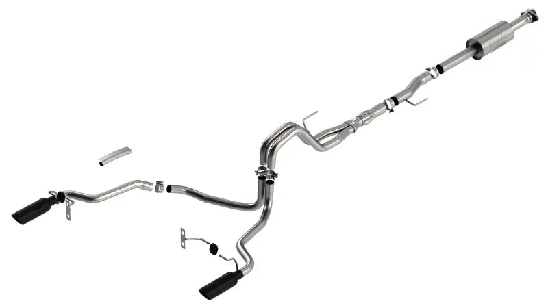 Borla 140867BC Borla F-150 2021 5.0L 4dr CC SB EC STB Lariat/KR/Platinm/LTD 3/2.25 SRE Cat-Back ATAK