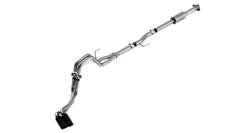 Borla Exhaust Borla F-150 2021 2.7L/3.5L 4dr CC SB EC STB Lari/King R/Plinum/LTD 3/2.25 DSE CB AK BLK CHR Tips