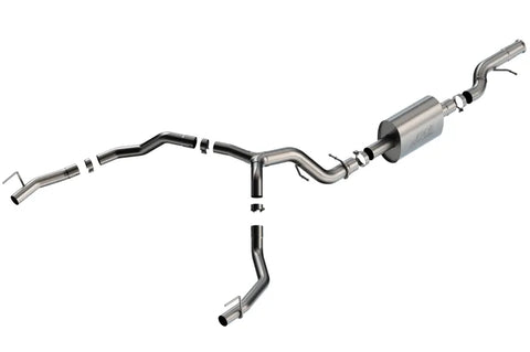 Borla Exhaust Borla 21-22 Cadillac Escalade 6.2L V8 2/4WD 4DR S-Type Cat-Back Exhaust w/ Factory Bezel Tips