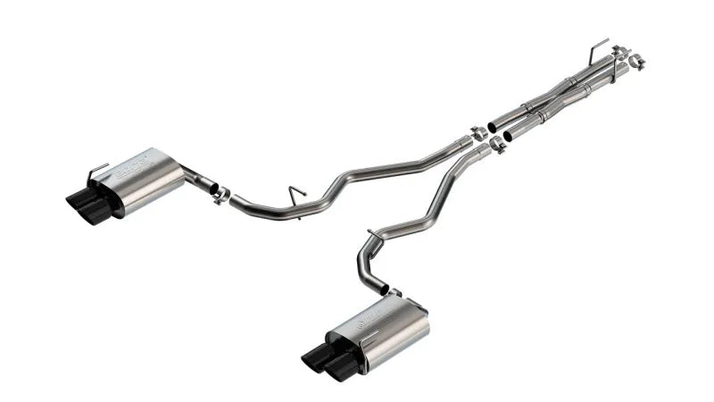 Borla Exhaust Borla 19-22 Ford Explorer 3.0L V6 AT AWD 4DR 2.25in ATAK Catback Exhaust - Black Chrome Tip