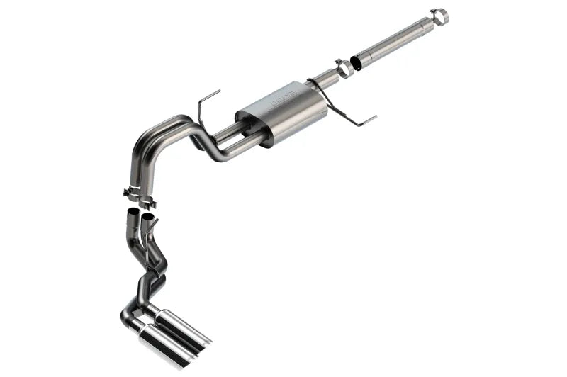 Borla Exhaust Borla 21-22 Ford F-150 Powerboost 3.5L V6 2WD & 4WD 4DR 3in, 2.25in S-TYPE Catback w/ Chrome Tips