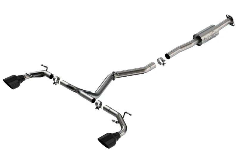 Borla Exhaust Borla 22-23 Subaru BRZ/Toyota GR86 2.4L RWD AT/MT ATAK Catback Exhaust - Black Chrome Tips