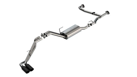 Borla Exhaust Borla 22-23 Nissan Frontier 3.8L V6 2WD/4WD AT S-Type Catback Exhaust - Black Chrome Tips