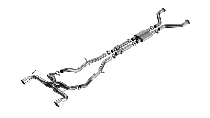 Borla Exhaust Borla 22-24 Nissan Z 2.5in ATAK Cat Back Exhaust 4.5in Tip - Carbon Fiber Black Anodized