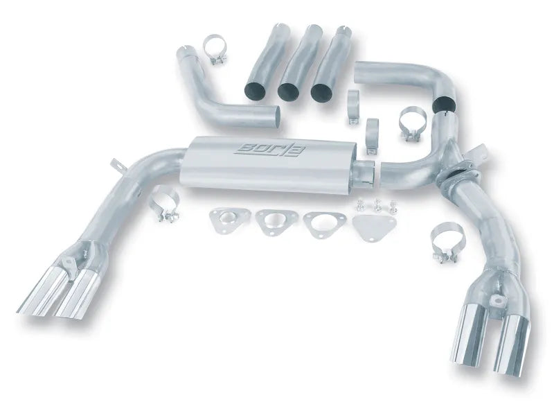 Borla Exhaust Borla 84-92 Chevrolet Camaro / Pontiac Trans Am 5.0L/5.7L V8 3in Adj SS Cat-Back Exhaust w/ Adapters