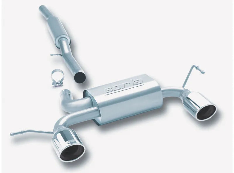 Borla Exhaust Borla 01-06 Audi TT Quattro 1.8T 225HP MT AWD 2dr Single Split Rear Exit SS Catback Exhaust