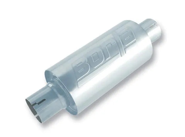 Borla Exhaust Borla Heavy Duty (Truck) 2.75in Center-Center 24in x 6.75in Round (Notched) Specialty Muffler