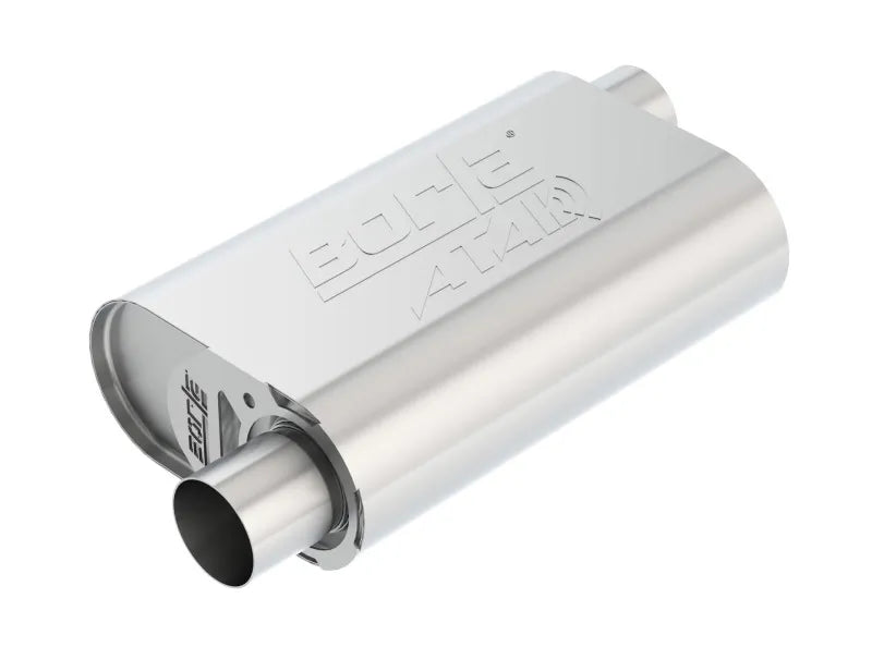 Borla Exhaust Borla CrateMuffler Small Block Chevrolet ATAK 2.5in Offset/Offset 14inx4.35inx9in Muffler