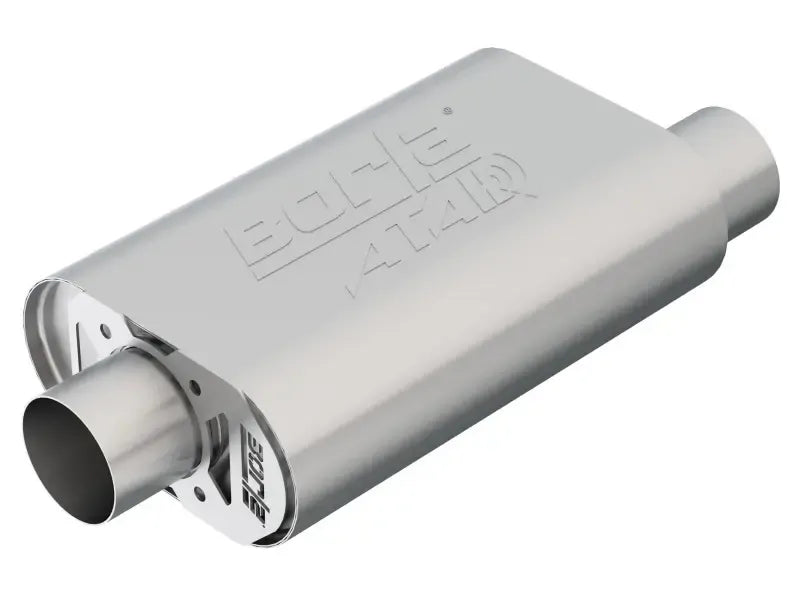 Borla Exhaust Borla CrateMuffler SBC Hot 350/383 3 inch Offset/Center 14in x 4.35in x 9in Oval Muffler