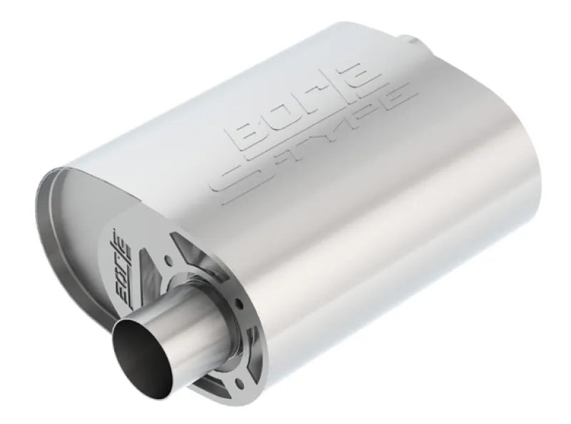 Borla Exhaust Borla CrateMuffler Ford Coyote 2.5 inch Offset/Offset 12in x 6in x 10.34in S-Type Oval Muffler