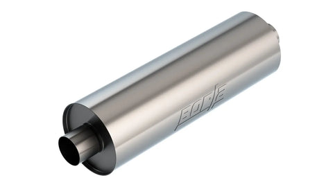 Borla Exhaust Borla Specialty Muffler 3in Center In/Out 7.75in Dia. 24in Body 29in OAL Touring Un-Notched