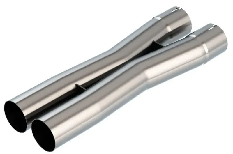Borla Exhaust Borla 2.5in Universal X-Pipe 3.21in Inlet Centerline 3.45in Outlet Centerline 27.63in OAL