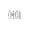 Bosch Blue Line Brake Pad Set Front BP1027
