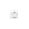 Bosch Blue Line Brake Pad Set Rear BP1295