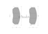 Bosch Blue Line Brake Pad Set Front DB1850BL