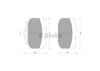Bosch Blue Line Brake Pad Set Front DB416BL