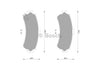 Bosch Blue Line Brake Pad Set Rear DB1411BL