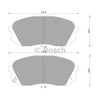 Bosch Blue Line Brake Pad Set Front DB2174BL