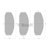 Bosch Blue Line Brake Pad Set Front DB1361BL