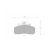 Bosch Blue Line Brake Pad Set Front DB1203BL