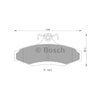 Bosch Blue Line Brake Pad Set Rear DB1204BL