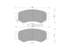 Bosch Blue Line Brake Pad Set Front DB1281BL