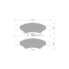 Bosch Blue Line Brake Pad Set Front DB1335BL