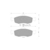 Bosch Blue Line Brake Pad Set Front DB1299BL