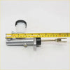 Silver metal brake clutch master cylinder with translucent reservoir and black cap for nissan datsun 200sx se-r lucino