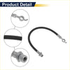 Black rubber brake hose for toyota crown rear left right with metallic fittings and looped design hydraulic hose