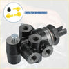 Black cast iron brake load sensing proportioning valve with threaded ports and silver cap for toyota tundra 2000-2002