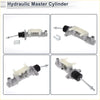 Gray metallic brake master cylinder for toyota prius 2004-2009 with black rubber boot and white plastic parts