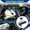 Brake master cylinder reservoir for toyota pickup 1981-1988 black and white with yellow cap for auto braking systems