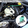 Teal brake master cylinder with reservoir for toyota 4runner 1996-2000 featuring black cap and metallic fittings