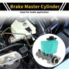 Turquoise plastic and metal brake master cylinder with reservoir for toyota landcruiser 1996-2003 automotive use