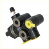 Black brake master cylinder with yellow caps and rubber boot for brake proportioning valve toyota hilux rzn169 rzn174