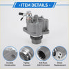 Gray metallic brake vacuum pump for Toyota Hilux 2000-2010 with black handle and silver bolts durable construction