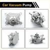 Silver metallic brake vacuum pump with robust design and multiple mounting points for toyota land cruiser 2007-2018
