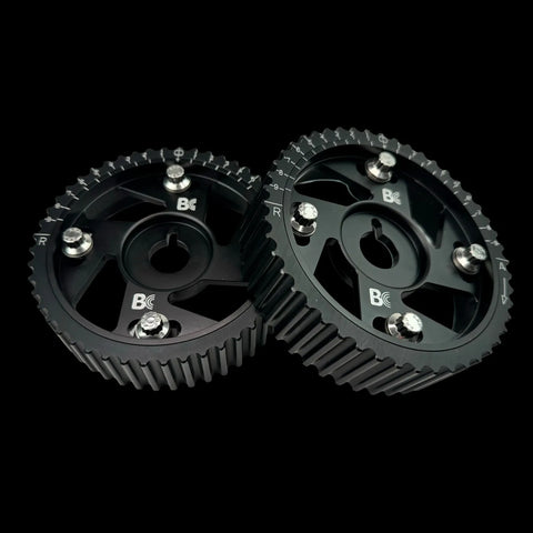 Brian Crower Brian Crower Toyota 2JZGTE Adjustable Cam Gears *No Center Bolt* Pair - Black