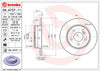 Brembo OE Brake Rotor Single Rear 08.A737.11