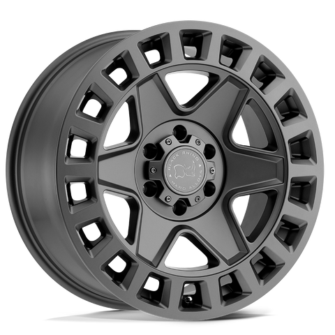 Black Rhino York 17x8 6x130 +52mm Matte Gunmetal