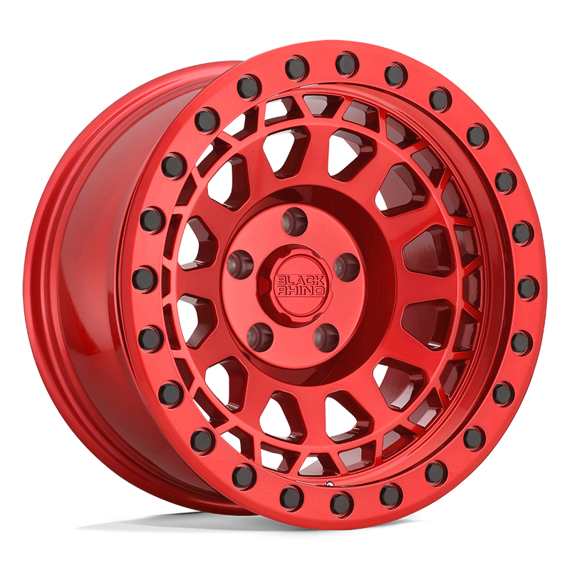 Black Rhino Primm 17x9 6x139.7 0mm Candy Red Black Bolts