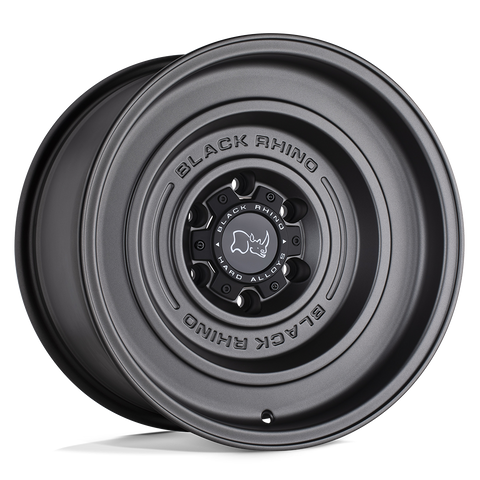 Black Rhino Solid 17x9.5 5x127 -18mm Matte Gun Black