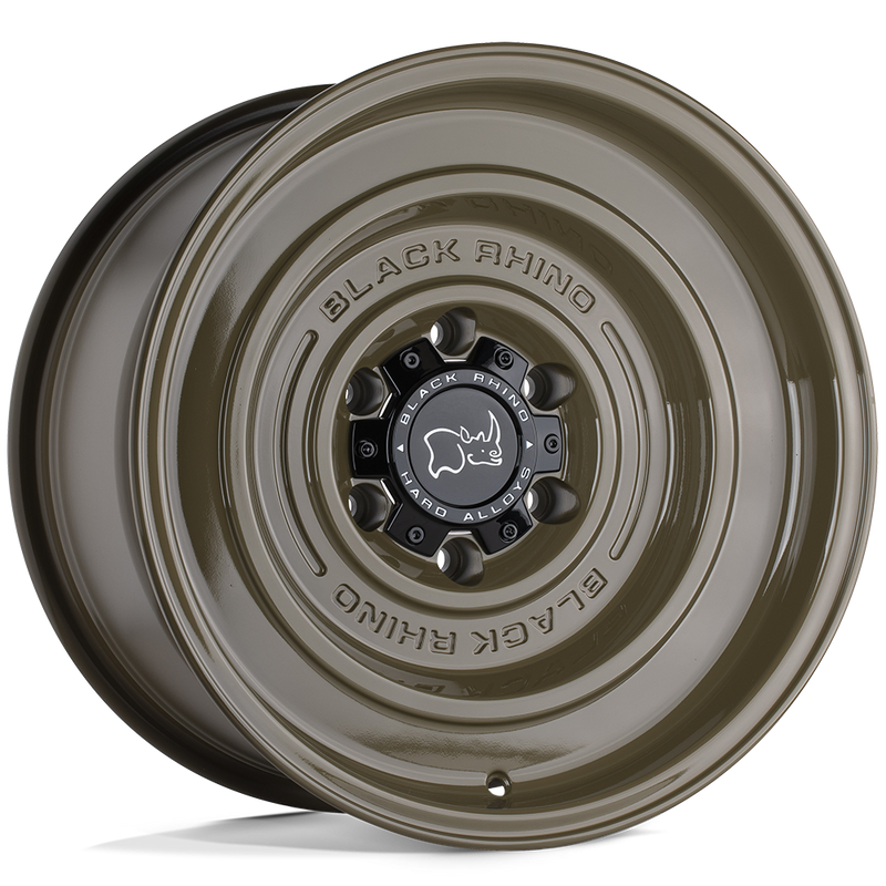 Black Rhino Solid 17x9.5 5x127 -18mm Gloss Alligator Green